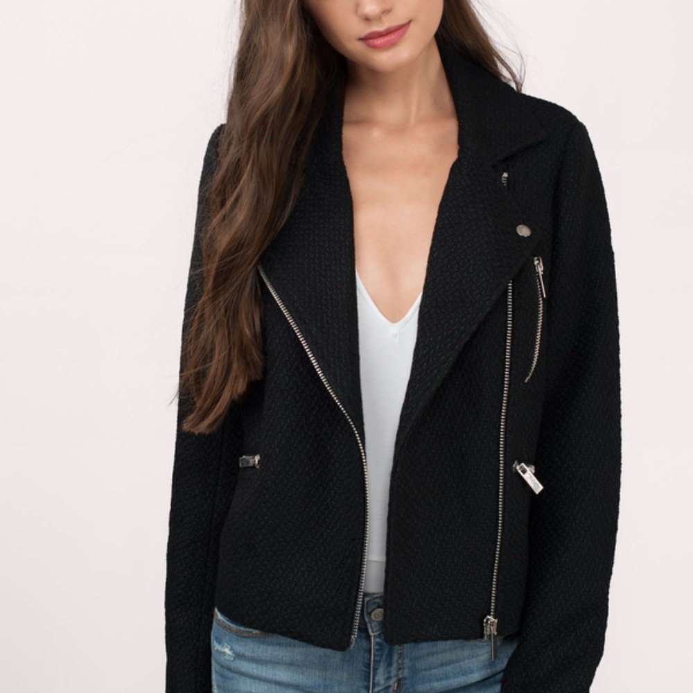 Black Relaxed Fit Jacket